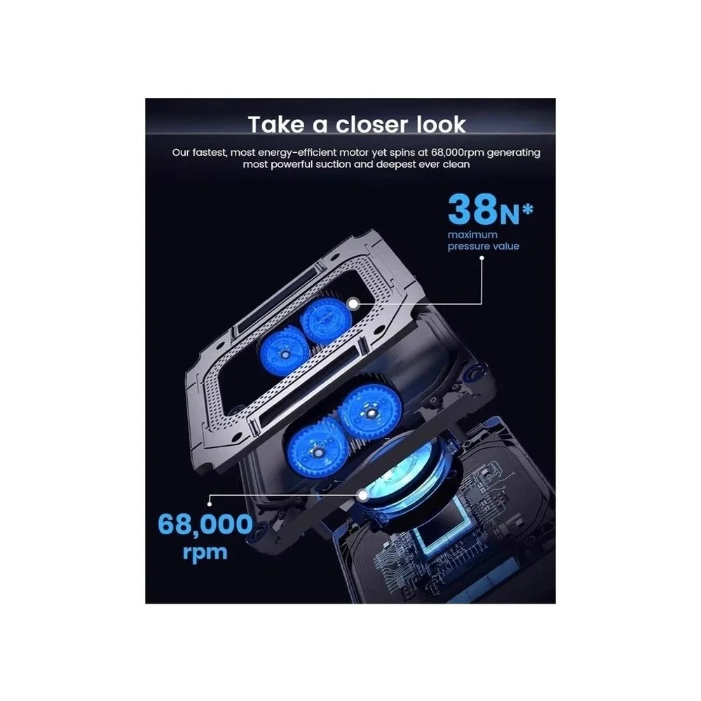 BNZ Nexus Ultra Window Cleaning Robot Dual Spray Glass Cleaner Auto Black